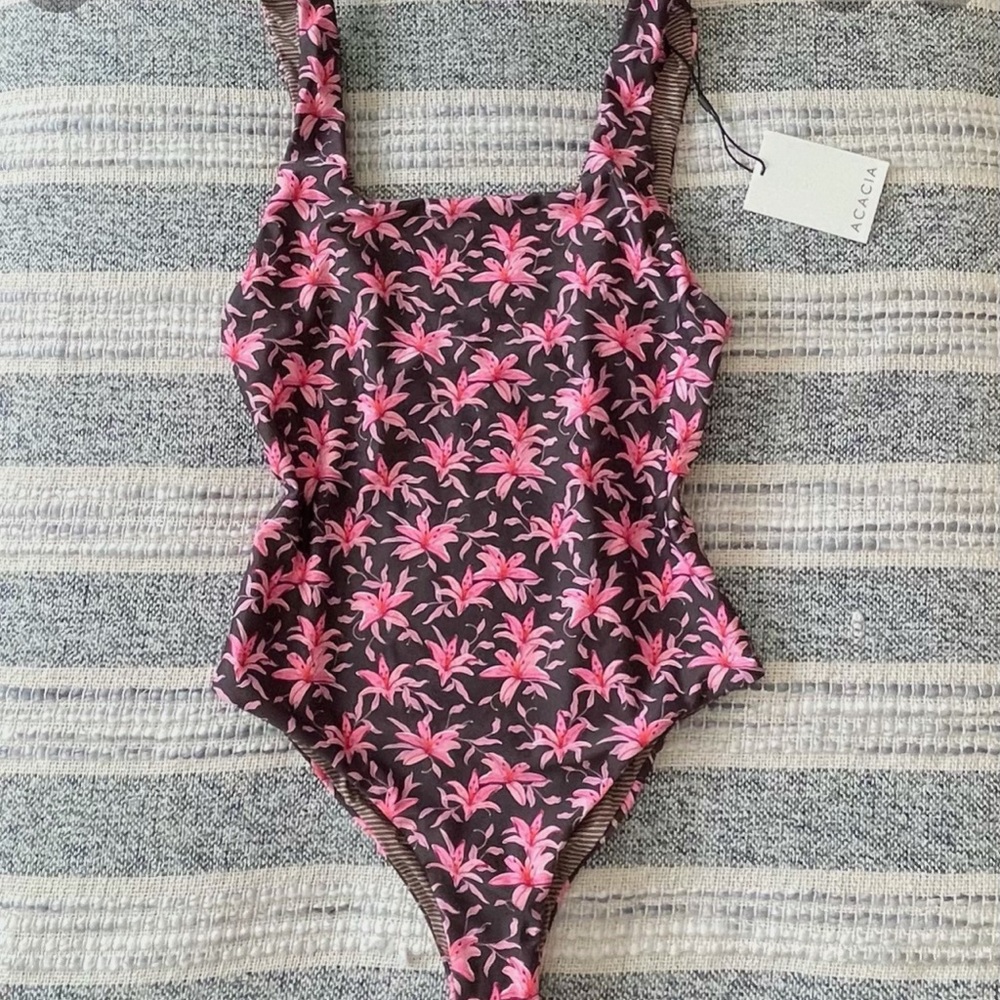 NWT ACACIA swimwear river full one piece madonna size 2x (XXL)